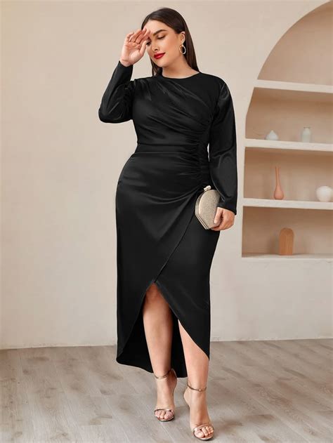 Cocktail Dresses Shein Plus Size at Belinda Morrison blog