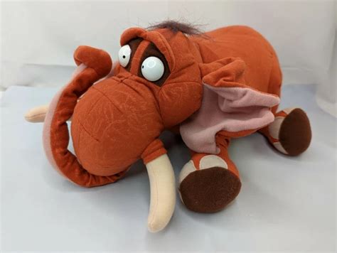 DISNEY TARZAN TANTOR Elephant Plush Poseable Trunk Mattel 1998 8 ...