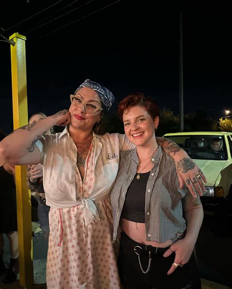 American Pickers' Danielle Colby shows off curves in plunging dress in