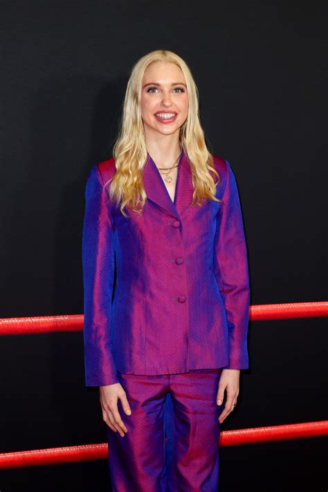 Chloe Cherry Won "The Iron Claw" Red Carpet With an Iridescent Pantsuit