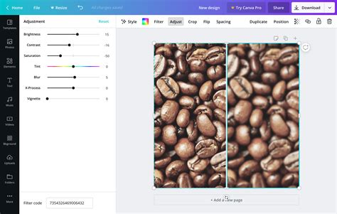Efek Blur Untuk Foto (Photo Blur Effect) - Canva