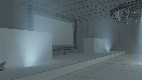Virtual Stage Set 1 - 3D Model by akerstudio