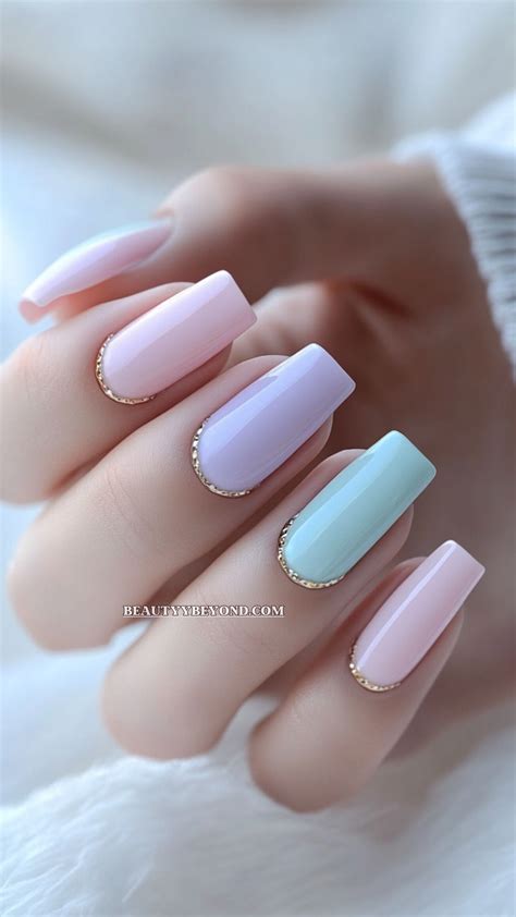 spring nail inspo   mood occasion pastel nails gel nails