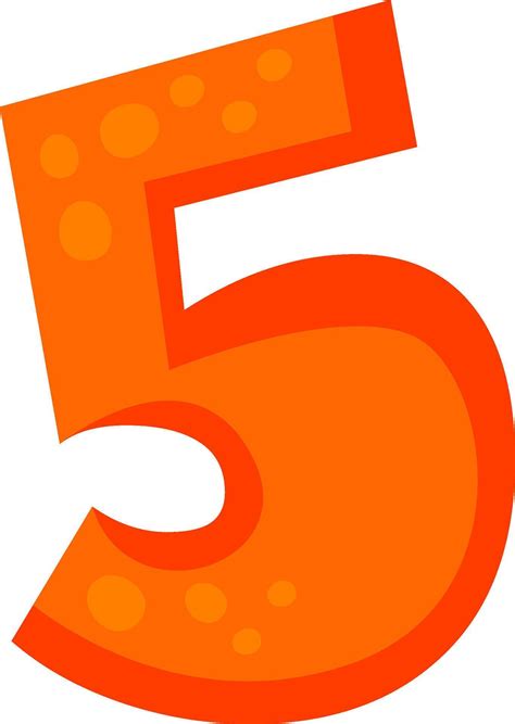 5 Digit Number Funny Alphabet 69389035 Vector Art at Vecteezy