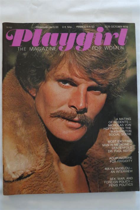 PLAYGIRL MAGAZINE. OCTOBER 1974 DR. PAUL KEITH CENTERFOLD,: Magazine