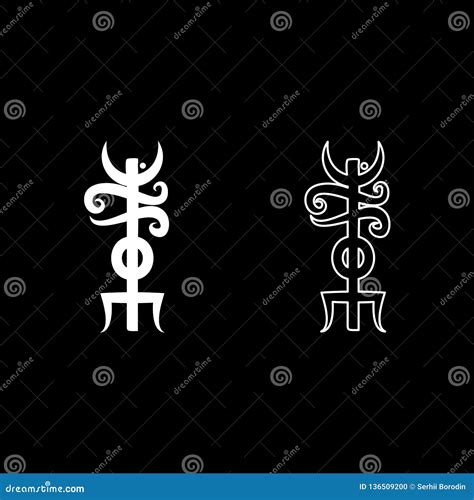 La Runa Rune Di Odin Di Nome Nascondere Il Nome Dell'icona Del