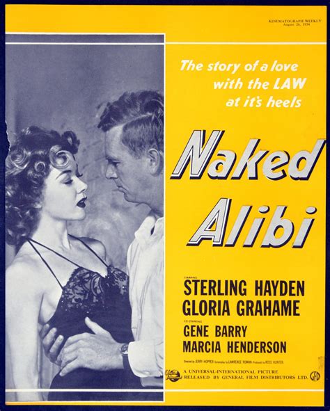 NAKED ALIBI | Rare Film Posters