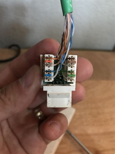 Cat5e Keystone Wiring Issue? | Tom's Hardware Forum