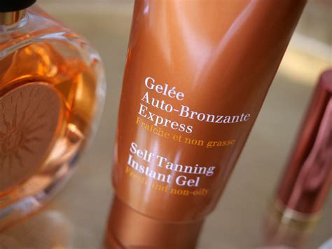 Gelée auto-bronzante Express Clarins : Mon avis - Les Sens de Capucine