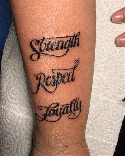 tattoos loyalty  respect printable calendars   glance