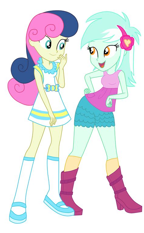 #3338137 - safe, artist:gmaplay, bon bon, lyra heartstrings, sweetie