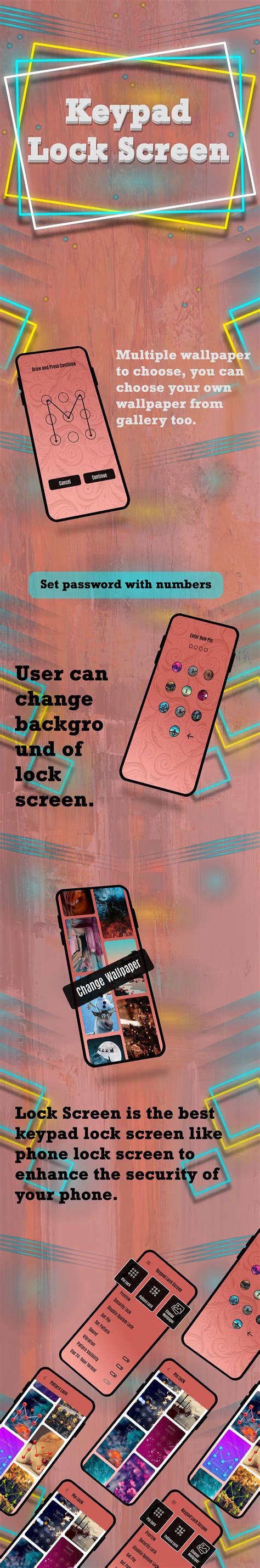 Keypad Lock Screen -Android Source Code | Codester