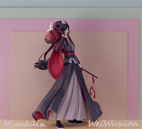 Wei Wuxian Fan Art 3D model 3D printable | CGTrader