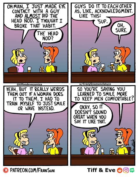 Head Nodding (pt. 1) - Tiff🏳️‍⚧️& Eve [OC] : r/Trans_Comics