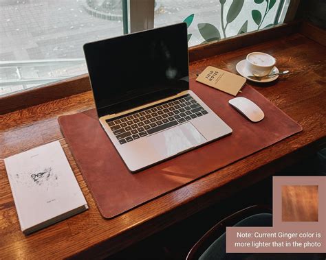 Leather Deskpad / Desk Pad Full Grain Genuine Leather Desk - Etsy