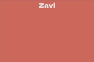 Zavi - Facts, Bio, Career, Net Worth | AidWiki