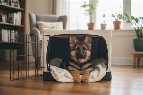 Crate Training A German Shepherd