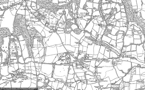 maps  holmsted manor sussex francis frith