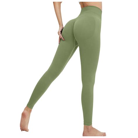 Afdoent Womens Leggings Ladies Outdoor New Seamless Peach Yoga Pants
