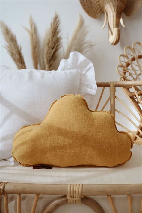 “Mango” Linen Cloud Cushion – Trade Moi Mili