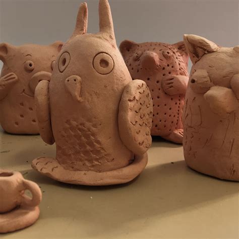 clay creatureswith della ages    art space collective