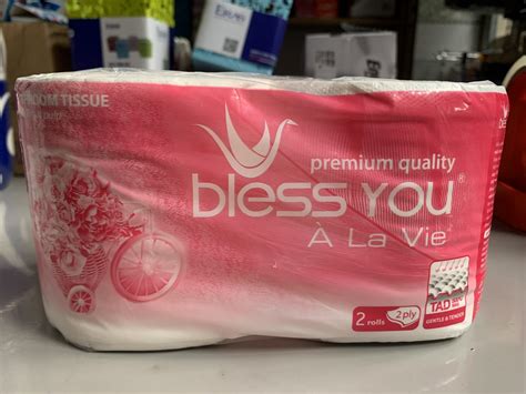2 cuộn khăn giấy lụa BLESS YOU À LA VIE 2 lớp - Văn Phòng Phẩm - Dụng ...