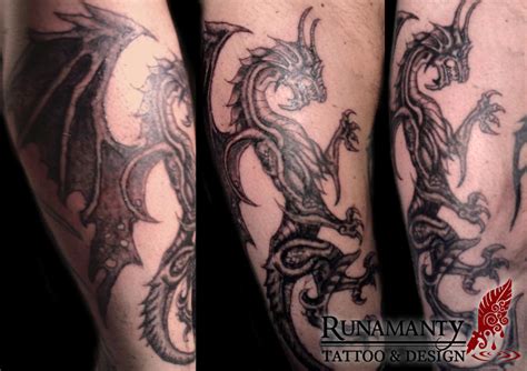 Dark Dragon Tattoo by Runamanty on DeviantArt