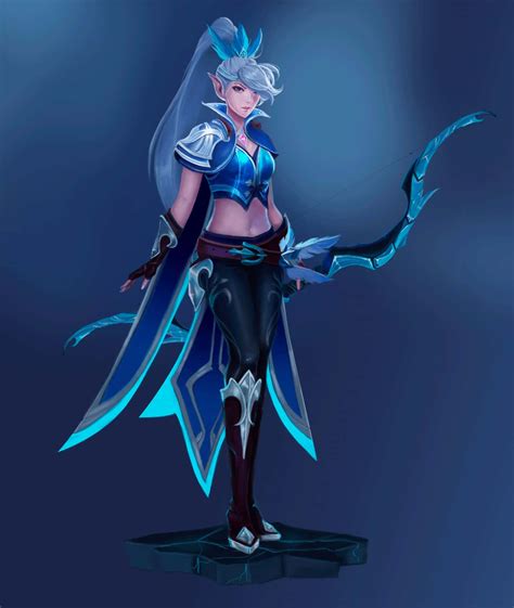 Download Miya Mobile Legend Fan-Made Artwork Wallpaper | Wallpapers.com