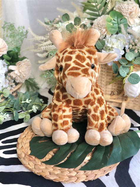 Giraffe stuffed animal plush giraffe safari plush giraffe gifts safari