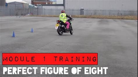 pass  motorbike direct access module  test   slalom figure