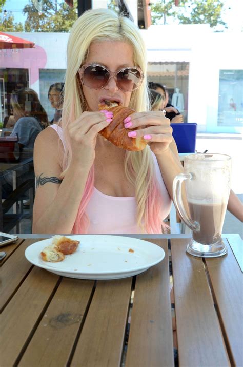 ANGELIQUE FRENCHY MORGAN in Tights Out for Lunch in Malibu 06/28/2016