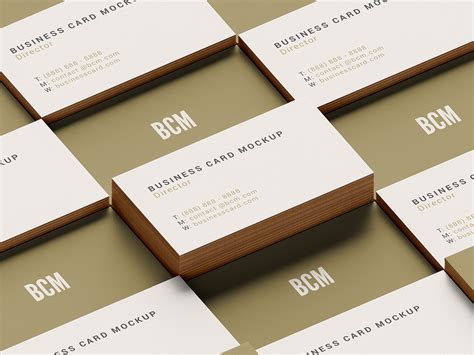 Free Elegant Business Card Mockup Psd Good Mockups - Vrogue.