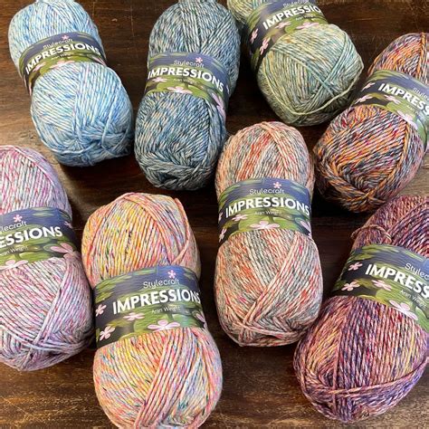 stylecraft impressions aran knit  crochet yarn  woolly brew