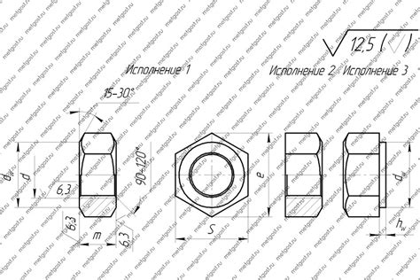 Гайка ГОСТ 5915-70 - купить от производителя на metgost.ru