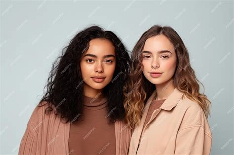 Premium AI Image | two women
