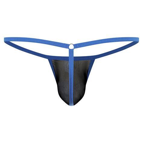 Men's G-string Briefs Sexy Mini Thongs Bikini Underwear T-back Low Rise