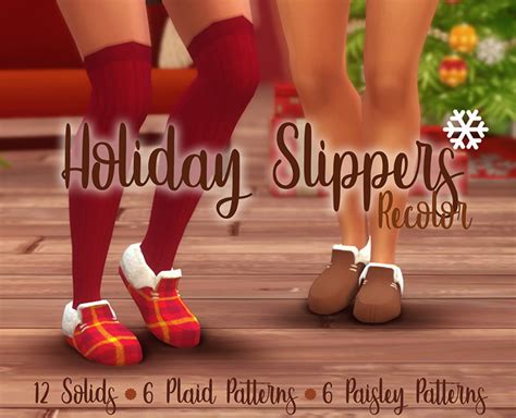 Sims 4 Slippers Cc The Cutest Custom Slippers To Try On Fandomspot ...