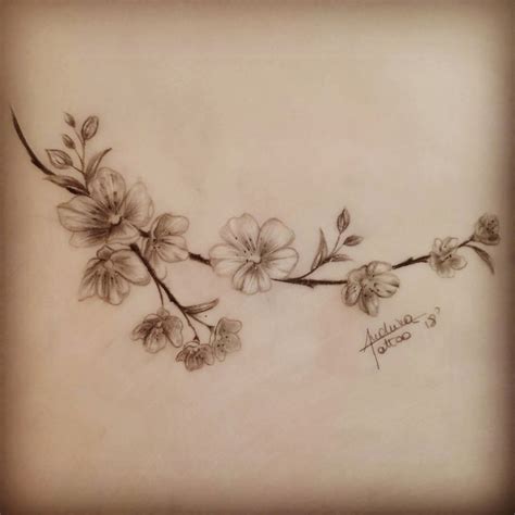 sakura flower tattoo 8