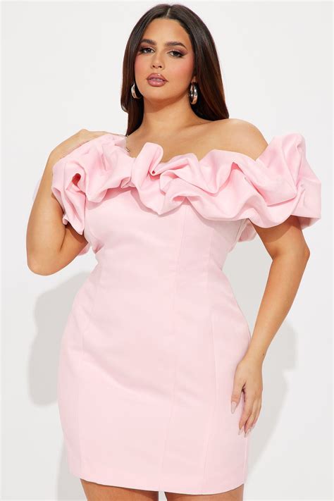 parisian nights mini dress pink fashion nova