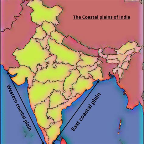 The coastal plains of India - Gk hunt