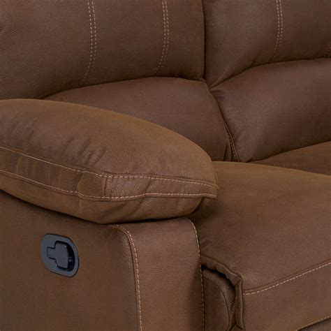 sofa rosen  cuerpos cafe reclinable archie manual tela