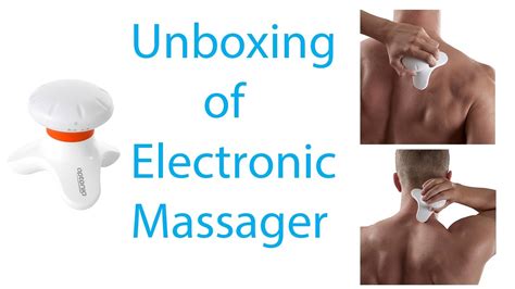 Unboxing of Electronic massager aptonia 100 - YouTube