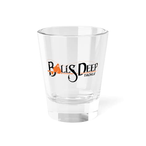 Balls Deep Signature Logo Shot Glass – Balls Deep Tackle