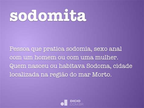 O Que É Um Sodomita