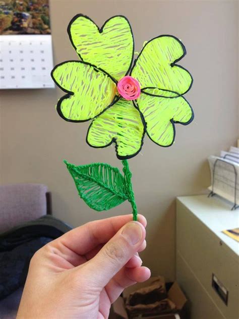 3D Pen Flower Template - Printable And Enjoyable Learning