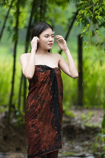 Asian Woman Get Wet Stock Photo - Download Image Now - 2015, Adult