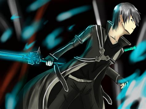 Kazuto Kirigaya Kirito Sword Art Online Wallpaper - Resolution ...