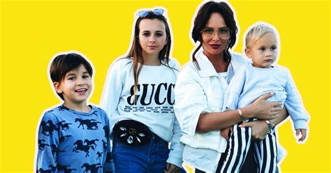 Дети Саши Зверевой: три сына и дочь