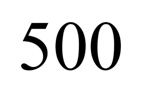 Signification du nombre 500 : Message et Amour | Information FR