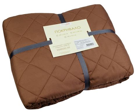 Стьобане покривало Home Line. 18-1421 15-1316 коричнево-бежевий-210х240 ...